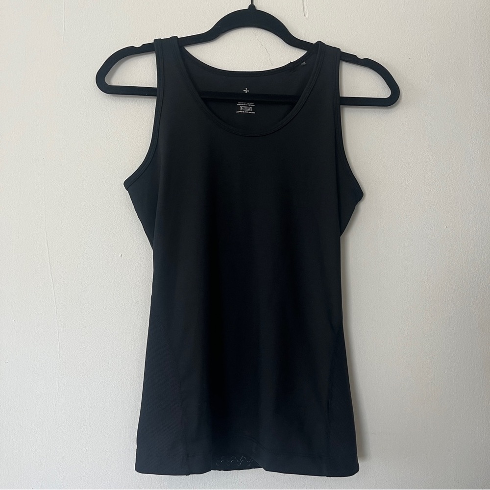 Tommie Copper Women's Lower Back Support Tank‎ Top Black Size Medium